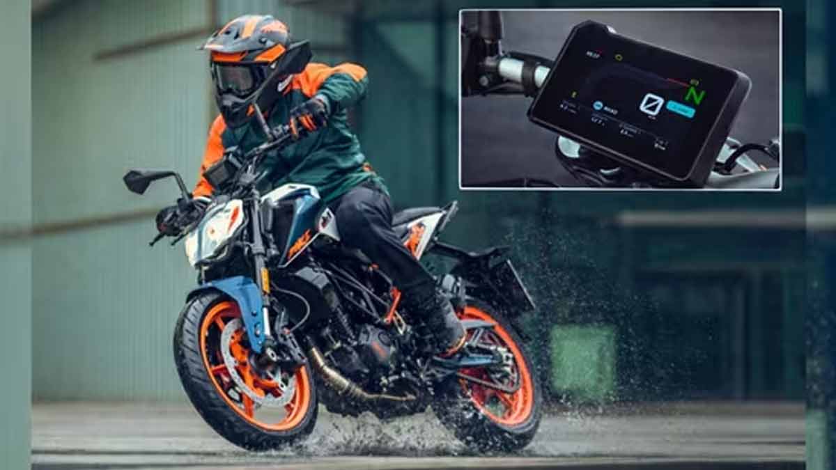 KTM 160 Duke with TFT display