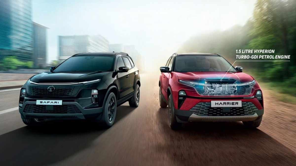 Tata Harrier and Safari petrol variants launched