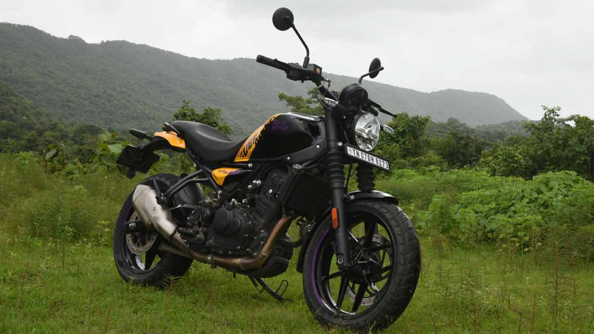 Royal Enfield Guerrilla 450 colour shade discontinued