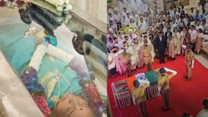 পূর্ণ রাষ্ট্রীয় মর্যাদায় শেষকৃত্য পূরণ হল, কিংবদন্তি গায়িকার বিদায়যাত্রায় কারা ছিলেন সঙ্গে