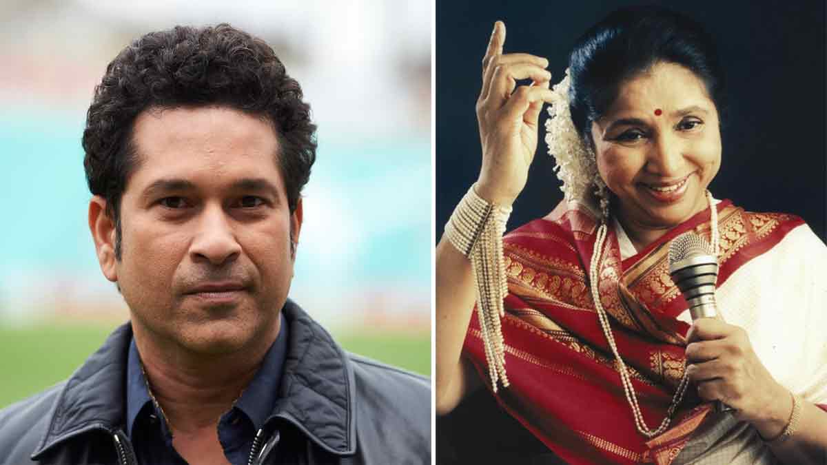 Sachin Tendulkar tribute to Asha Bhosle