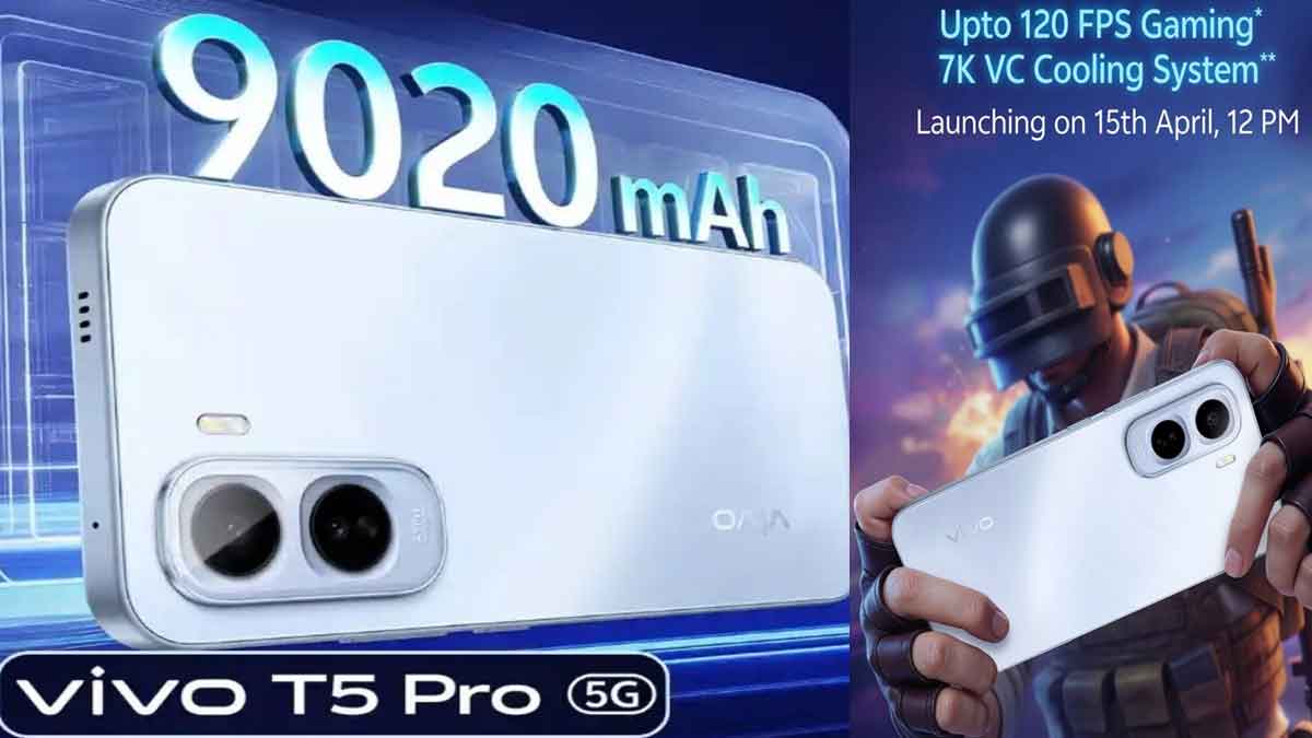 Vivo T5 Pro launch 15 april