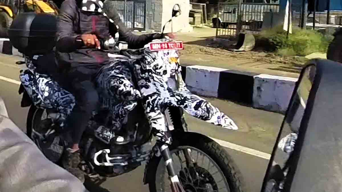 Bajaj Adventure bike testing