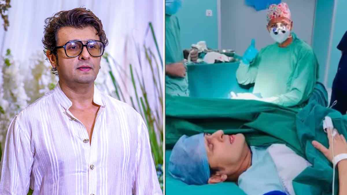 Sonu Nigam sings rafi song during surgery